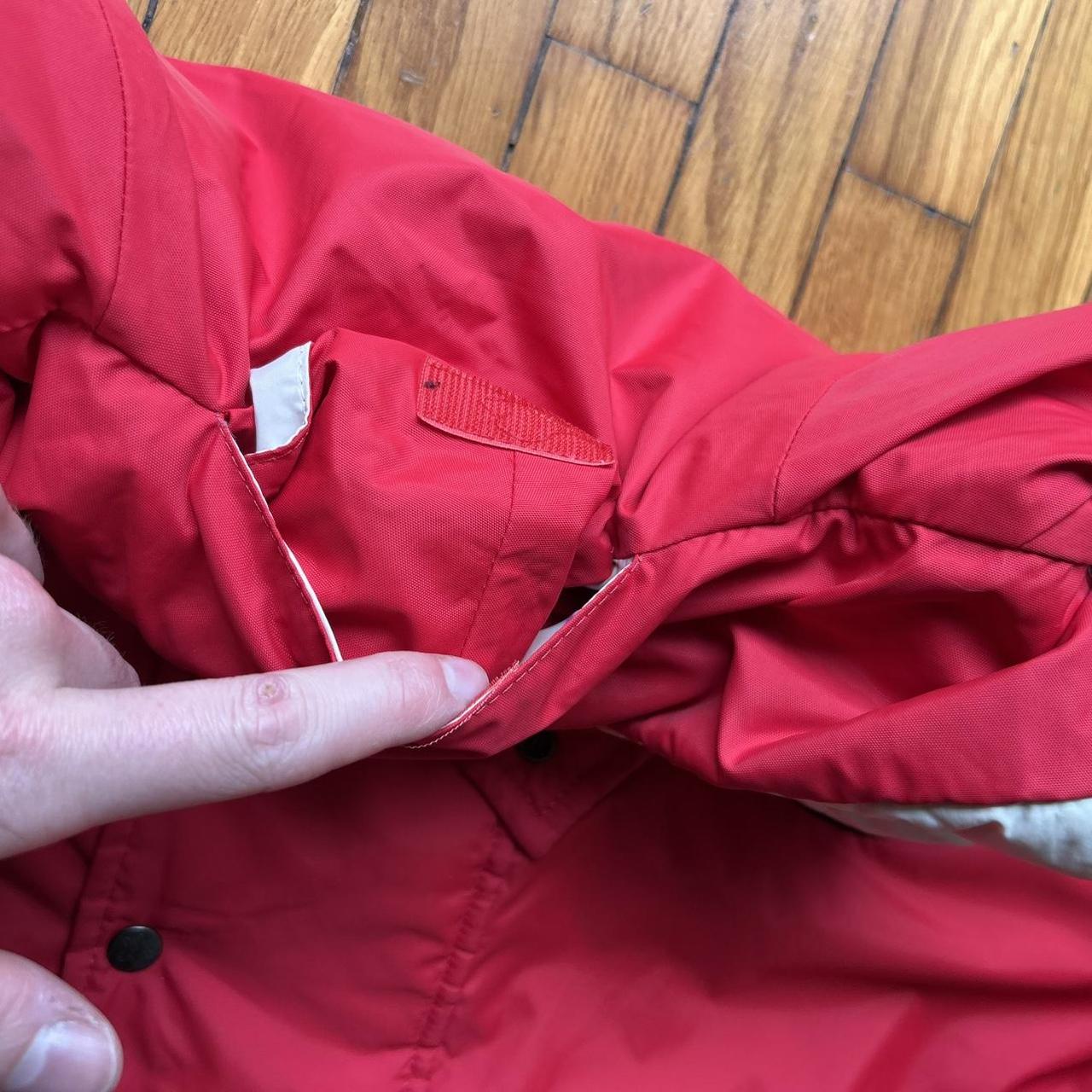 1980s Moncler Grenoble Down Jacket Red XXL