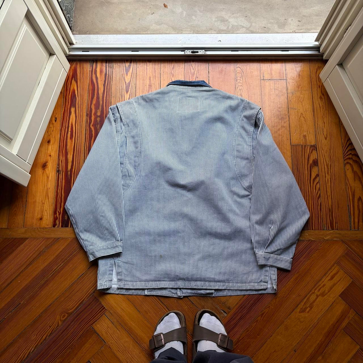 1990s Benetton Striped Jacket XL