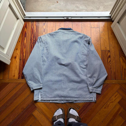 1990s Benetton Striped Jacket XL