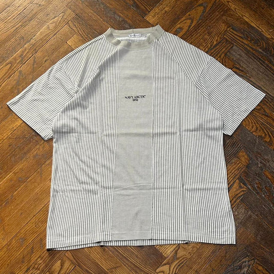 1989 Boneville Navy Arctic T Shirt Striped L
