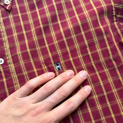1990s Valentino Oliver Checked Shirt L