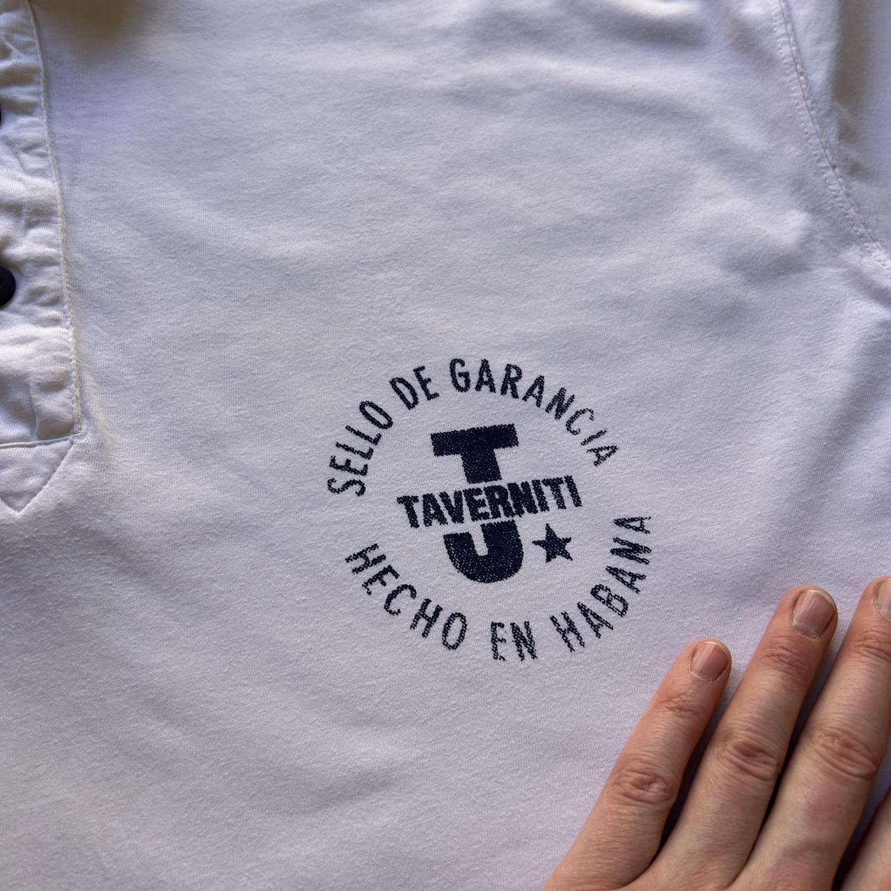 S/S 1997 Taverniti Polo Shirt White XL