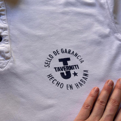 S/S 1997 Taverniti Polo Shirt White XL