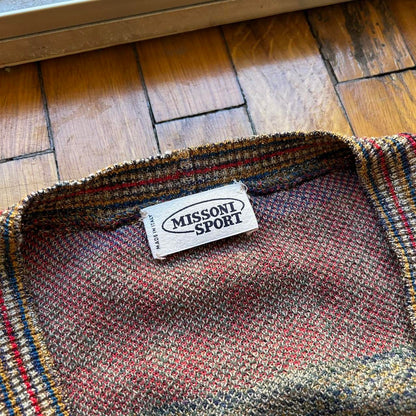 1990s Missoni Sport Knitted Cardigan L