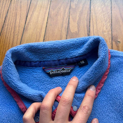 1990s Patagonia Fleece Sweatshirt Blue S