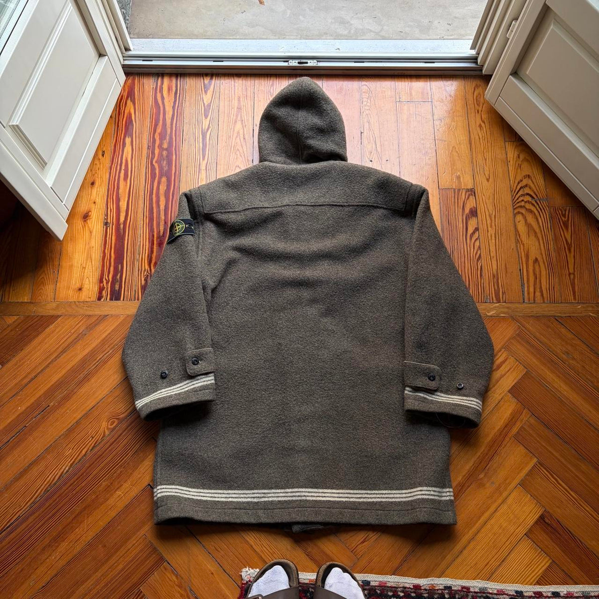 1990s Stone Island Montgomery Duffle Coat L