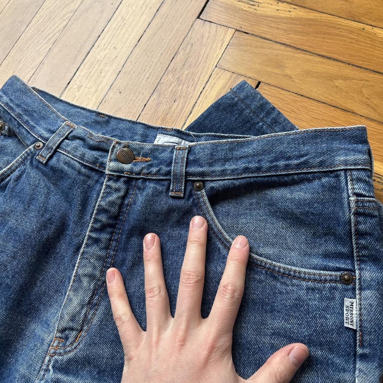 1990s Missoni Sport Jeans Blue 32W 28L