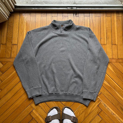 1980s CP Company Knitted Jumper Grey XL