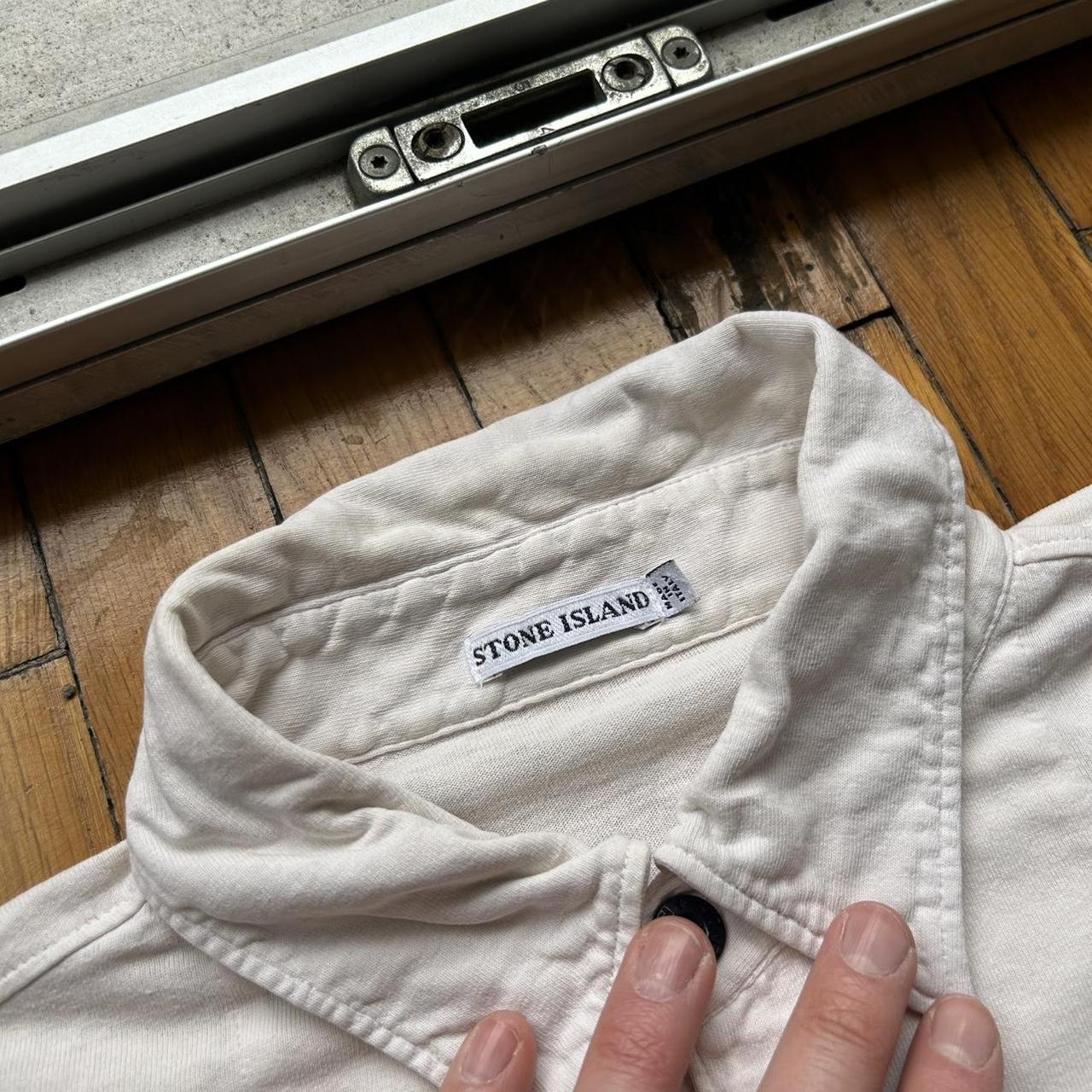 1990s Stone Island Shirt Cream M