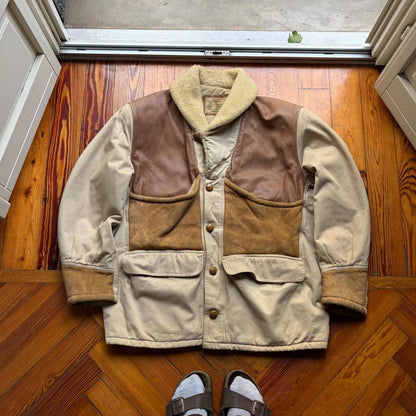 1990s Chevignon Shearling Coat XL