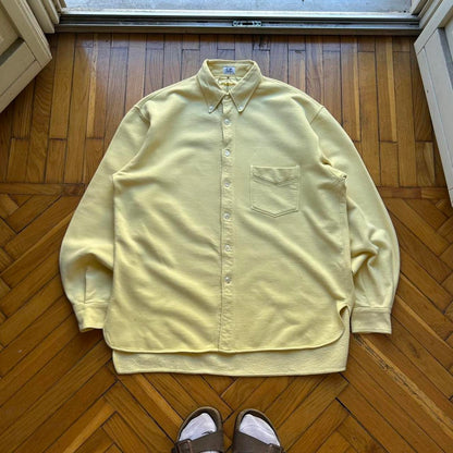 1980s CP Company Shirt Yellow XL