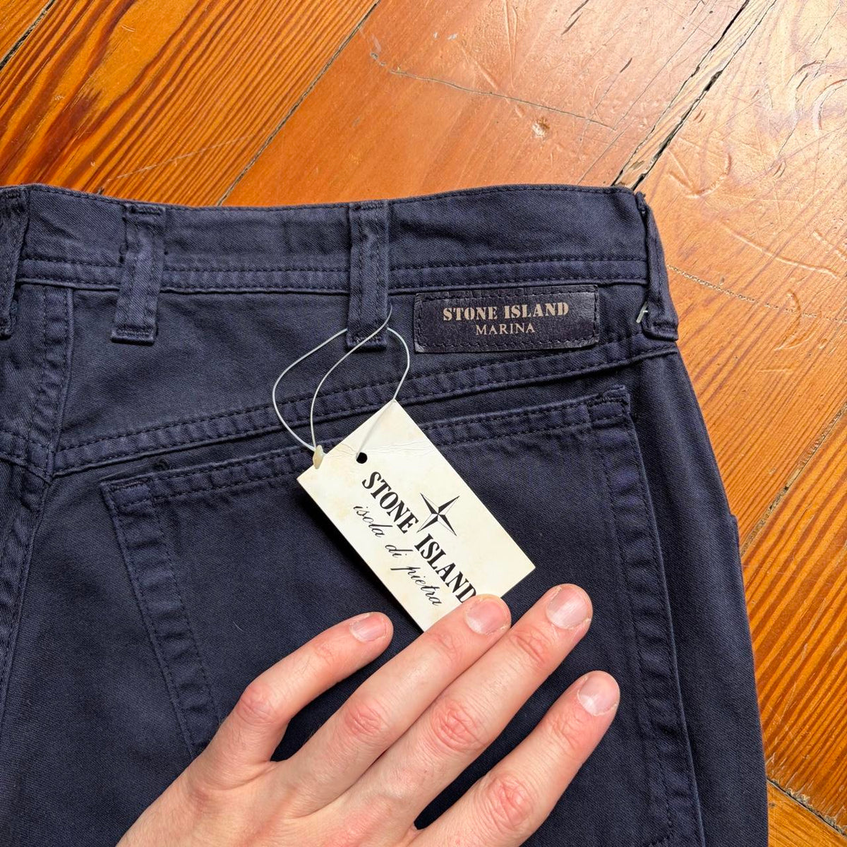 S/S 1995 Stone Island Marina Trousers Navy BNWT 30W 32L