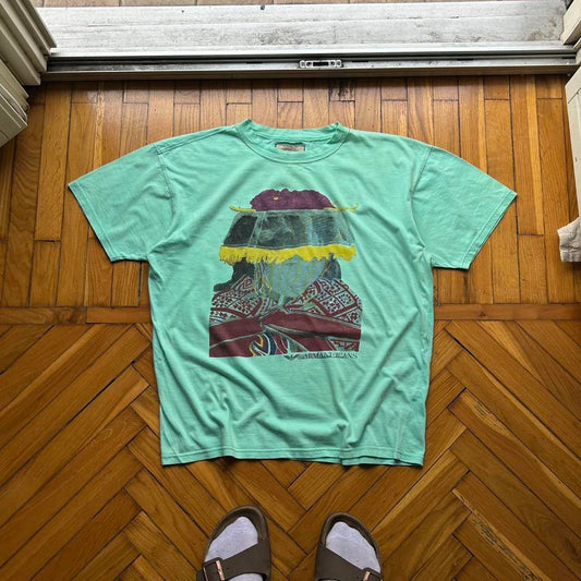 1990s Armani Jeans Graphic T Shirt S