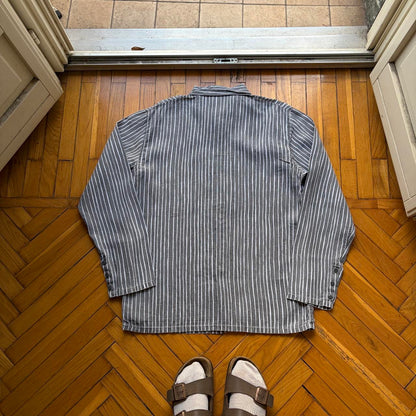 2000s Stone Island Linen Shirt Striped L