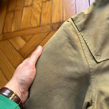 1980s Boneville Navy Arctic Parka Jacket Khaki XL