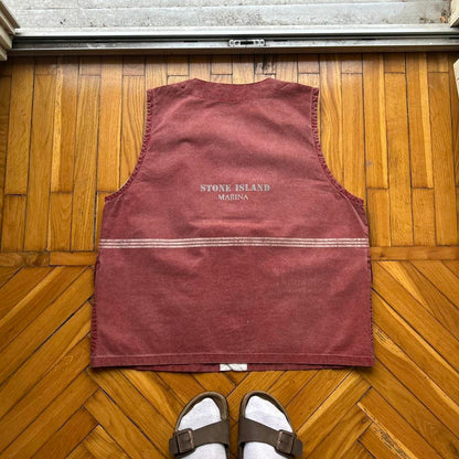 1992 Stone Island Marina Tela Stella Gilet XL