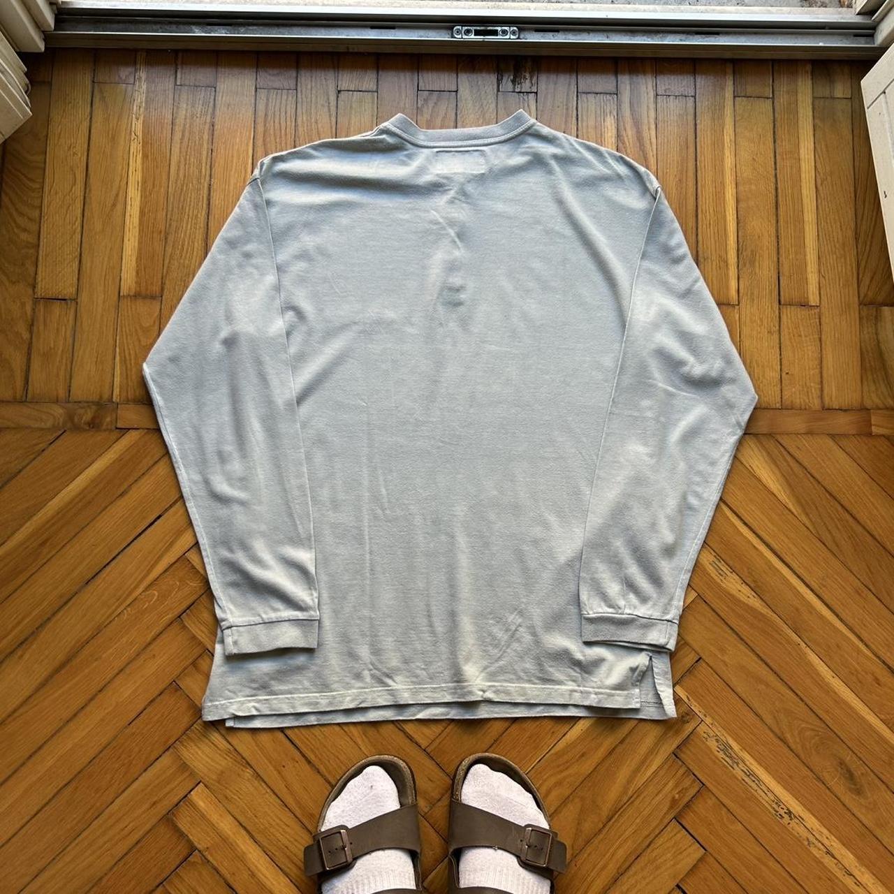 1990s Armani Jeans LS T Shirt Blue M