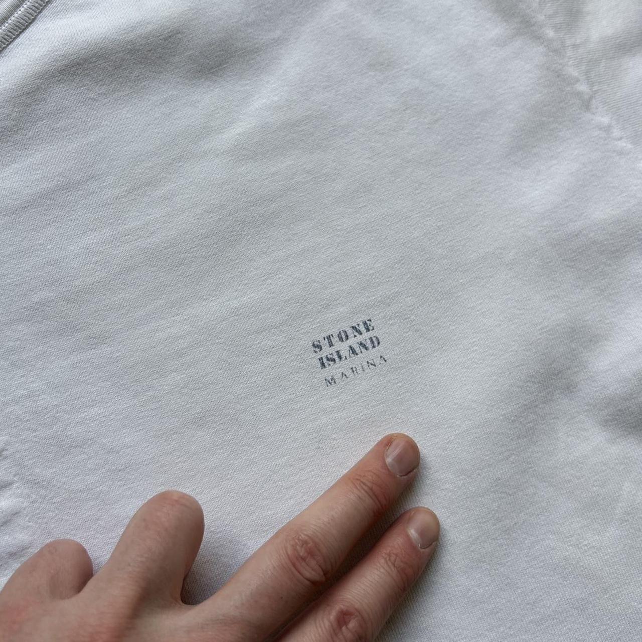 1990s Stone Island Marina T Shirt White L