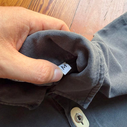 1980s Stone Island Marina Polo Shirt Black M