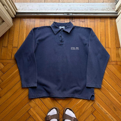 1995 Stone Island Sweatshirt Navy L