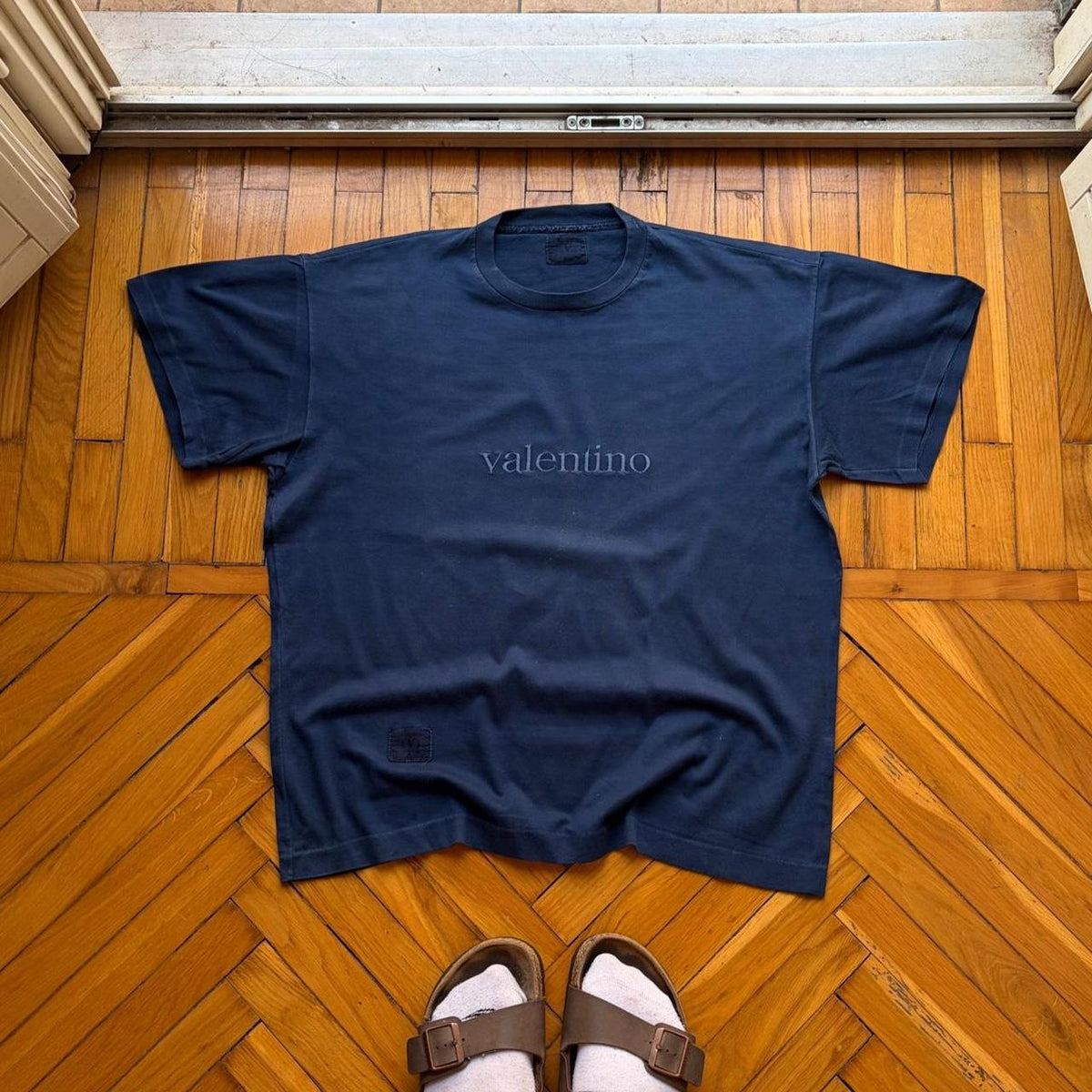 1990s Valentino T Shirt Navy M