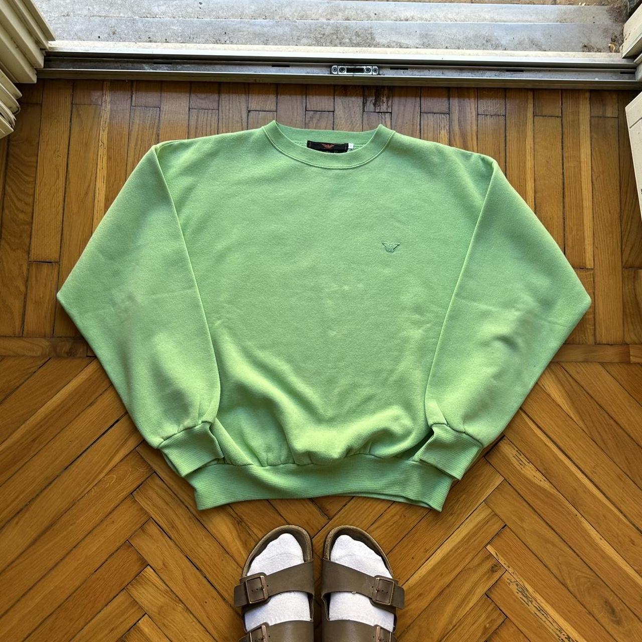 1980s Classics Of Emporio Armani Sweatshirt Green XL