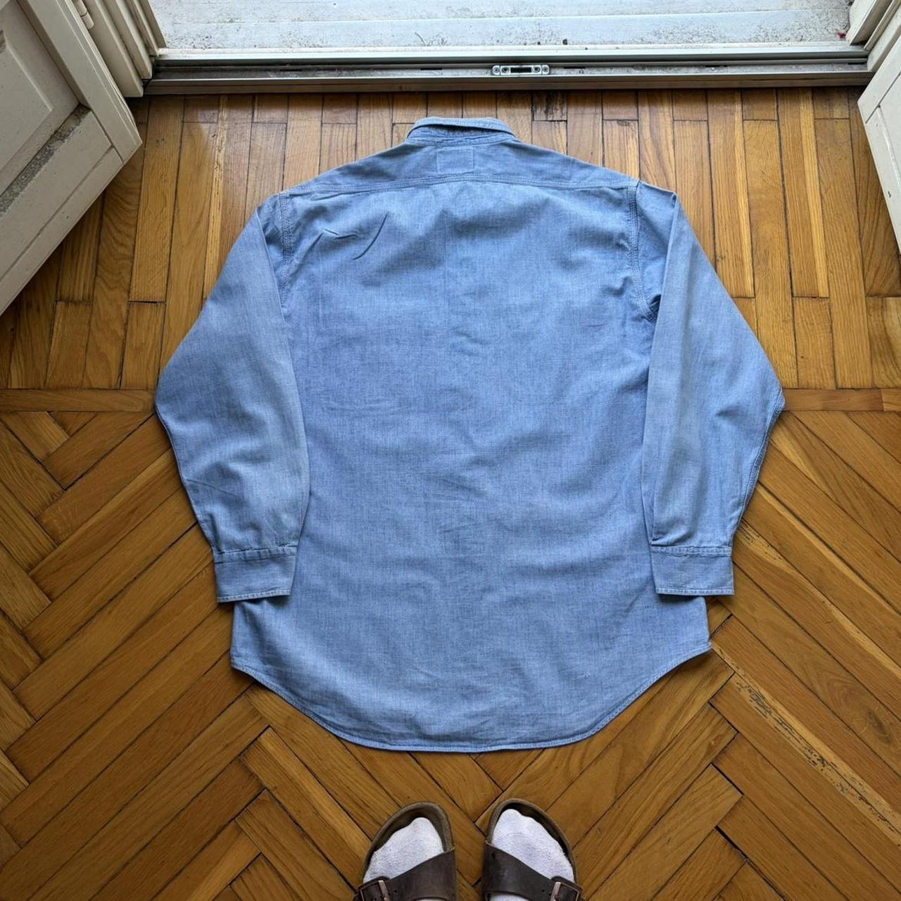 1980s CP Company Denim Shirt Blue L