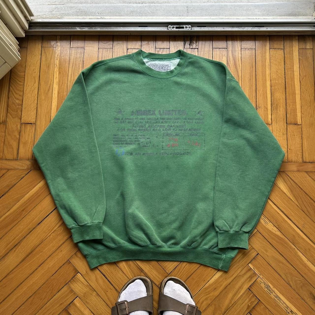 1990s Avirex Sweatshirt Green XL