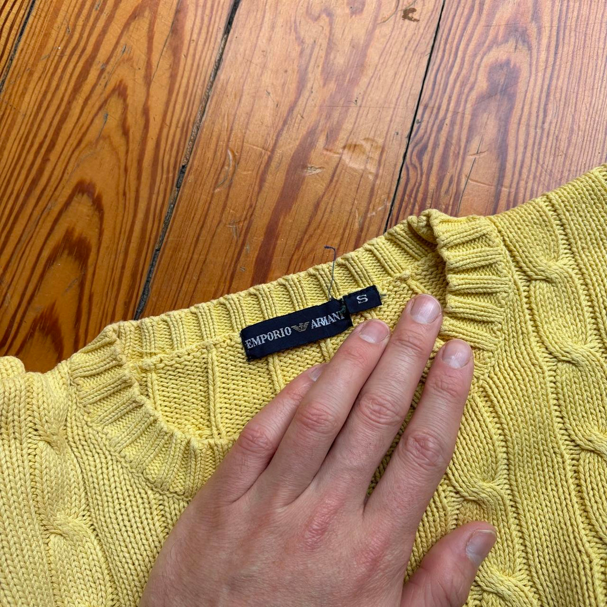 1980s Emporio Armani GA21 Knitted Jumper S