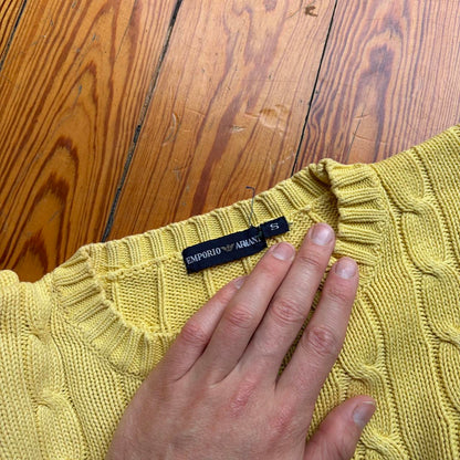 1980s Emporio Armani GA21 Knitted Jumper S