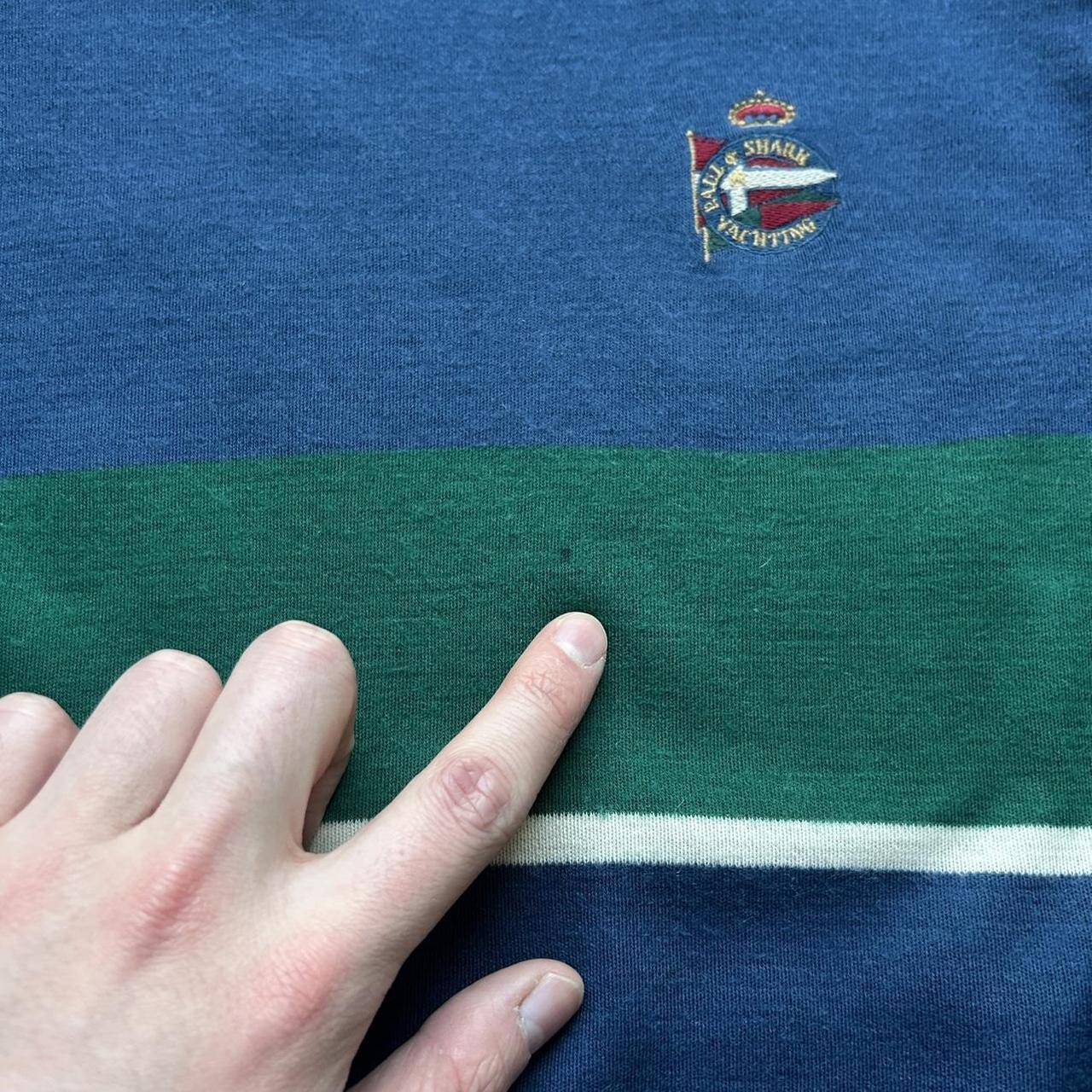 1990s Paul & Shark Striped Knitted Jumper M