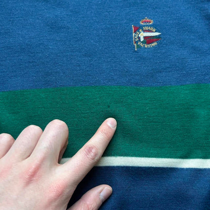 1990s Paul & Shark Striped Knitted Jumper M