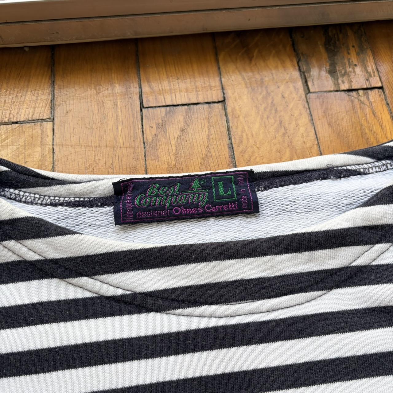 1990s Best Company Striped Sweatshirt M