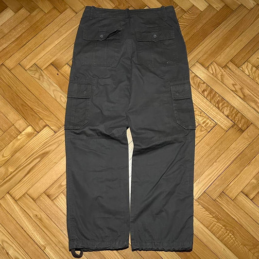 2000s Quiksilver Cargo Trousers Grey 32W 32L