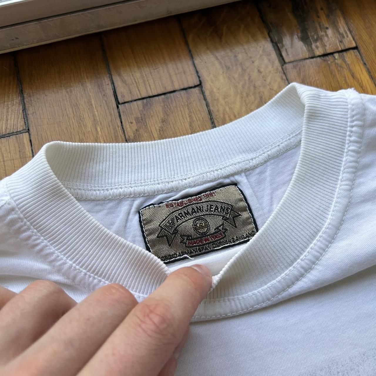 1990s Armani Jeans LS Graphic T Shirt L