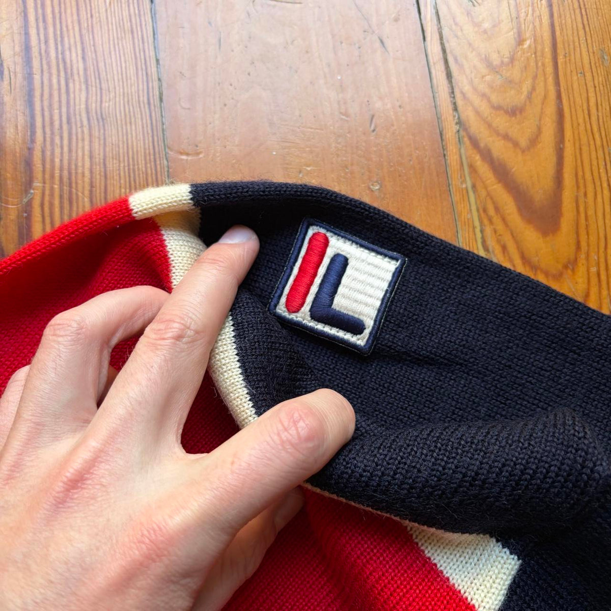 1980s Fila Knitted Jumper XS