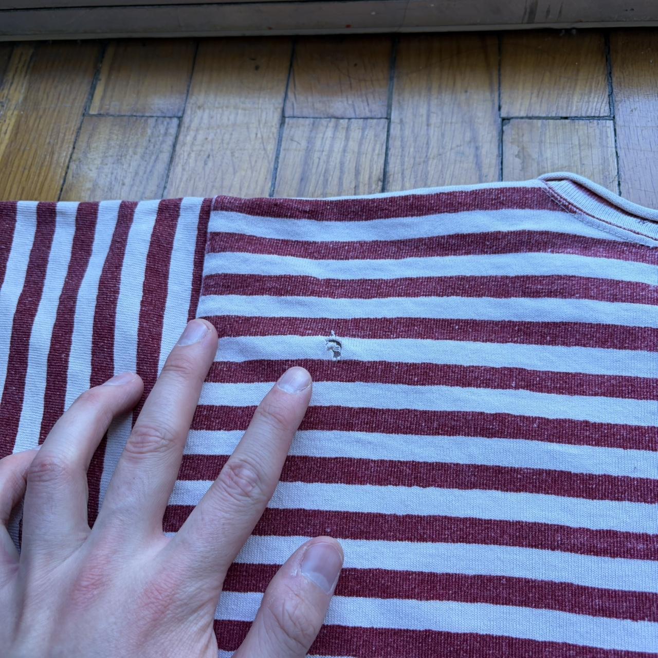 1990s Stone Island Marina Striped T Shirt M