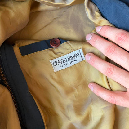 1990s Giorgio Armani Le Collezioni Bomber Jacket L