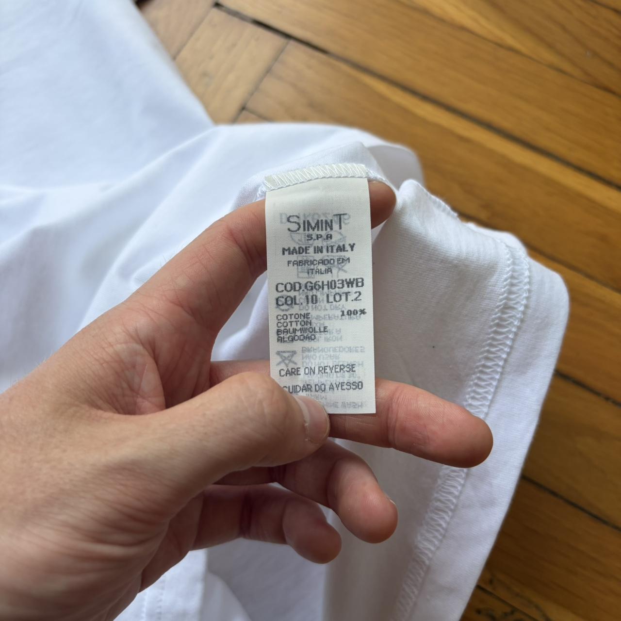 1990s Armani Jeans Basic T Shirt White XL
