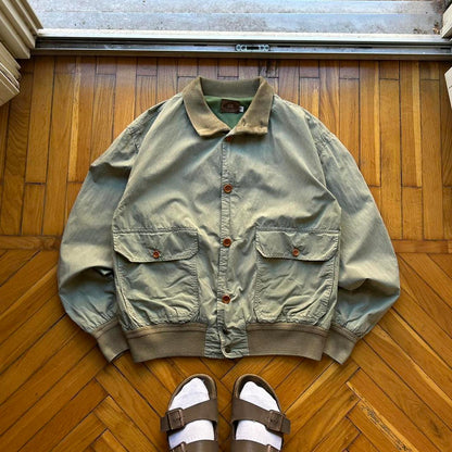 1980s CP Company Flight Jacket Khaki M