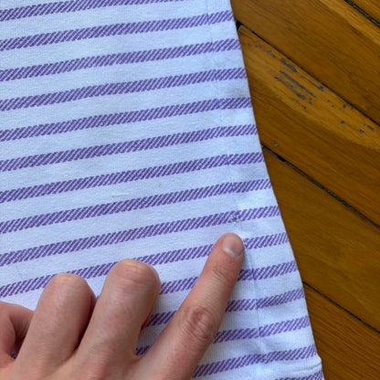 1990s Stone Island Striped Polo Shirt M