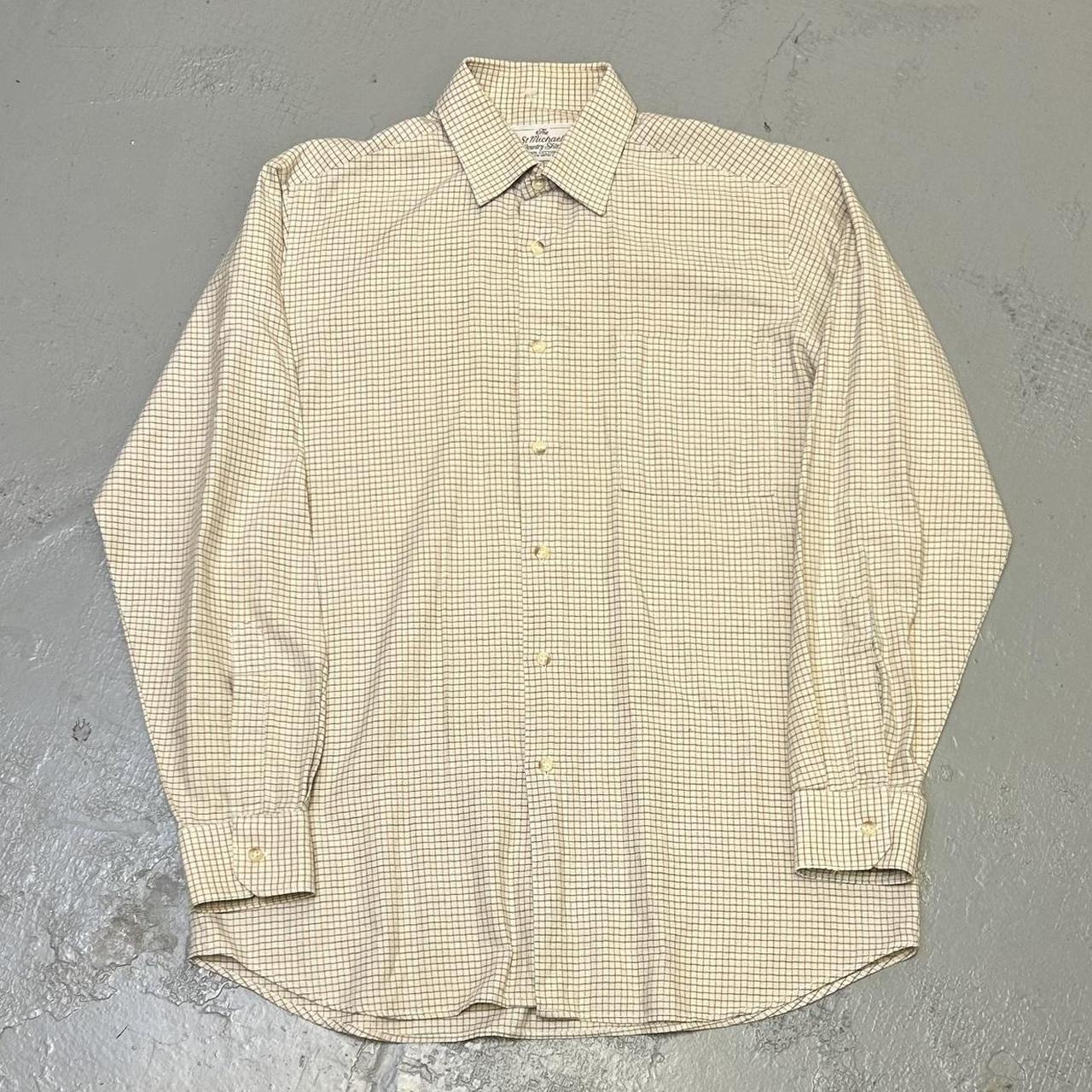 1980s St Michael Country Shirt Checked M