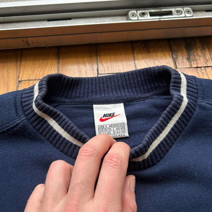 1990s Nike Sweatshirt Navy S