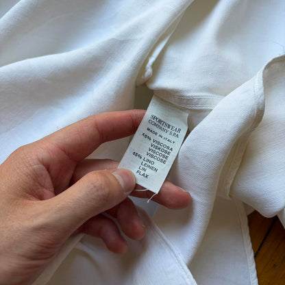 1980s CP Company Linen & Viscose Shirt L