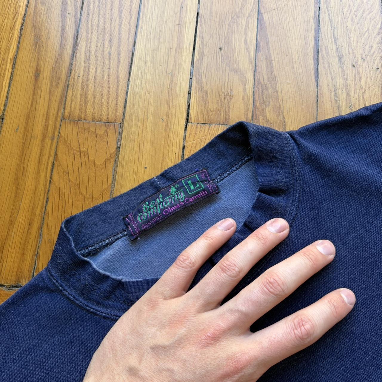 1990s Best Company Pocket T Shirt Navy M