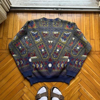 1990s Hugo Boss V Neck Knitted Jumper L