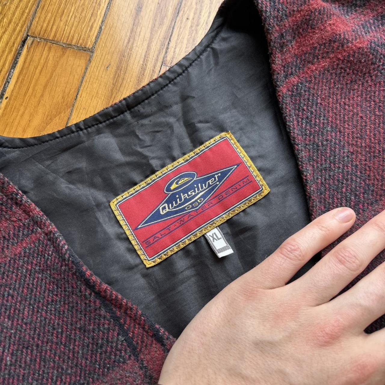 1990s Quiksilver Wool Gilet XL