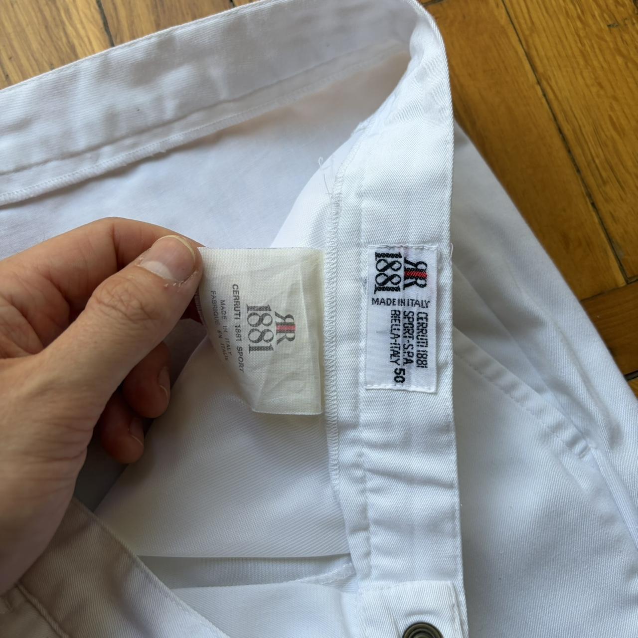 1980s Cerruti 1881 Tennis Shorts White 32W