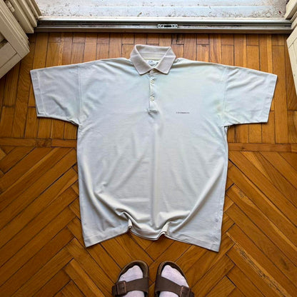 1980s CP Company Polo Shirt Blue M
