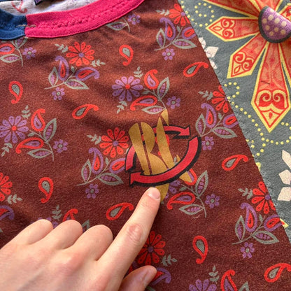 1990s Best Company Pattern T Shirt M